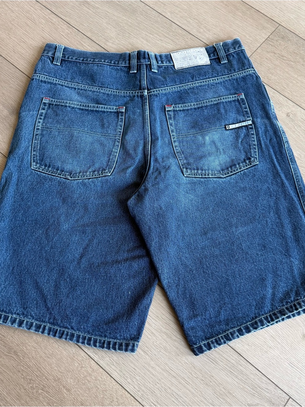 South Pole Dark Blue Denim Jean Shorts